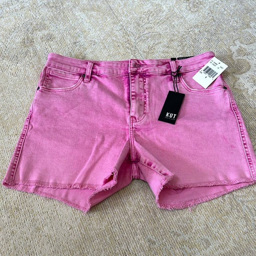 NWT KUT Gidget High Rise short - VIOLET